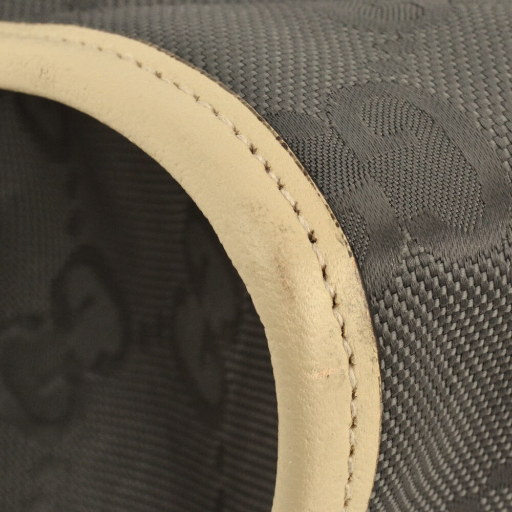 GUCCI Gray Leather Tote Bag - Picture 5 of 8